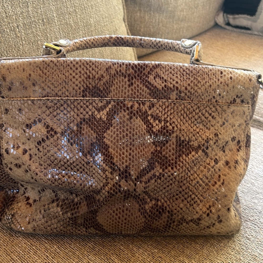 Tory Burch Brown Python Print Bag - image 2